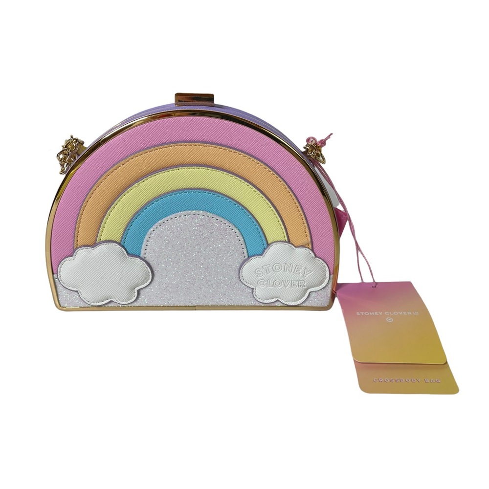 Stoney Clover Lane x Target Rainbow Crossbody Purse Lavender - Picture 2 of 5